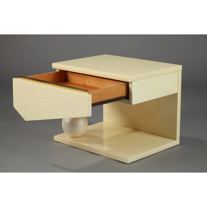 Set of nightstands by Éric Maville & Jean-Claude Mahey - 1980s