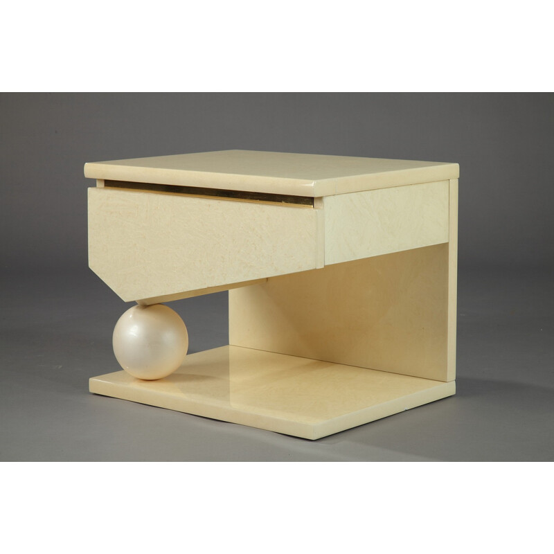 Set of nightstands by Éric Maville & Jean-Claude Mahey - 1980s