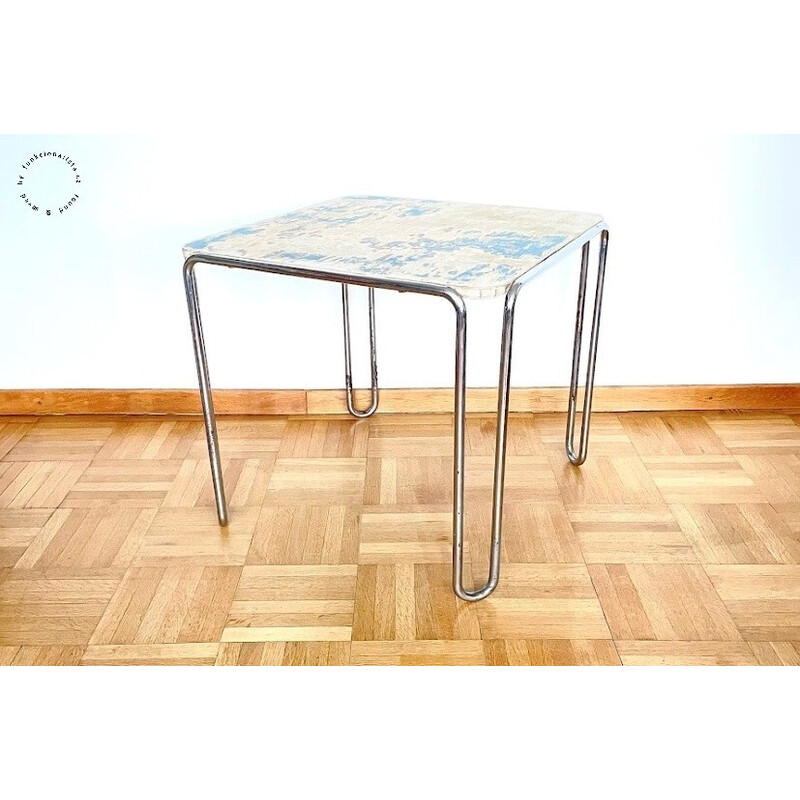 hardwerkend Zonnebrand Factuur Vintage Bauhaus salontafel van Mucke Melder