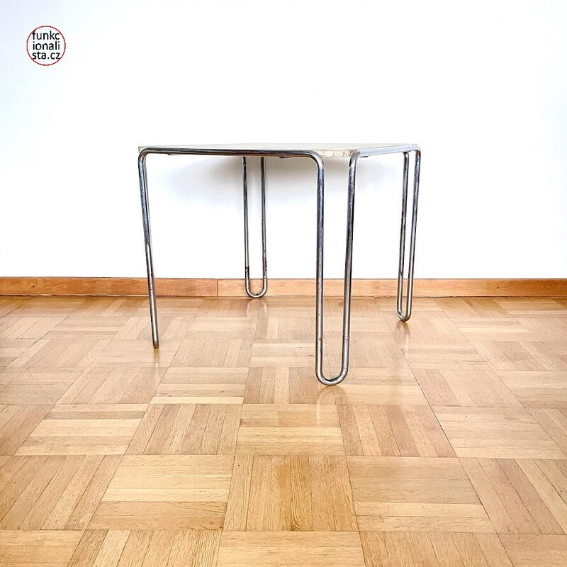 Table basse vintage Bauhaus par Mucke Melder