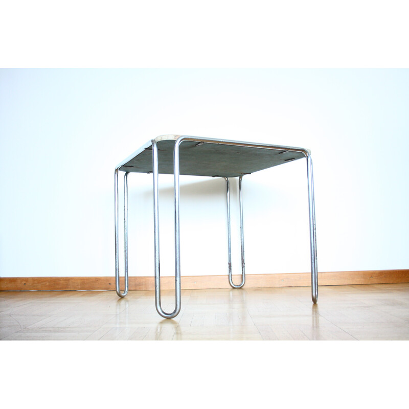 Table basse vintage Bauhaus par Mucke Melder