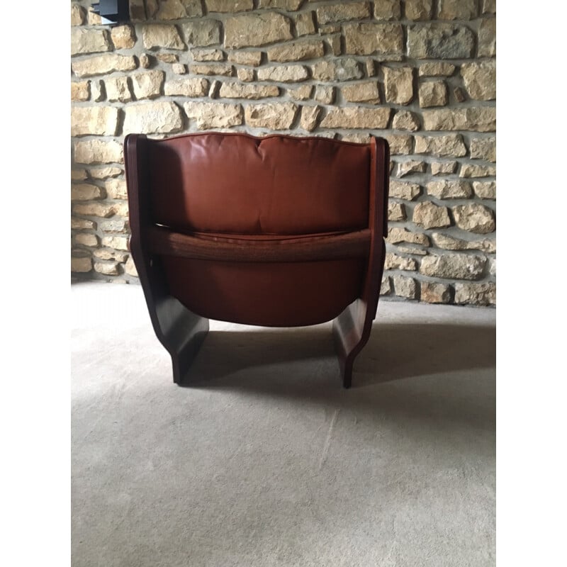Set of 2 Canada P110 lounge chairs by Osvaldo Borsani - 1960s