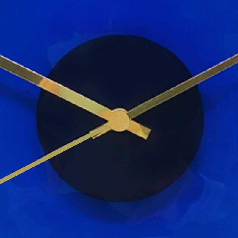 Reloj de pared vintage en cristal de Murano por Cà Dei Vetrai, Italia 1960