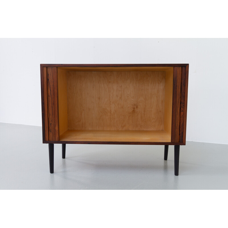 Vintage rosewood sideboard with tambour doors by Rud Thygesen for Hansen and Guldborg, Denmark 1960