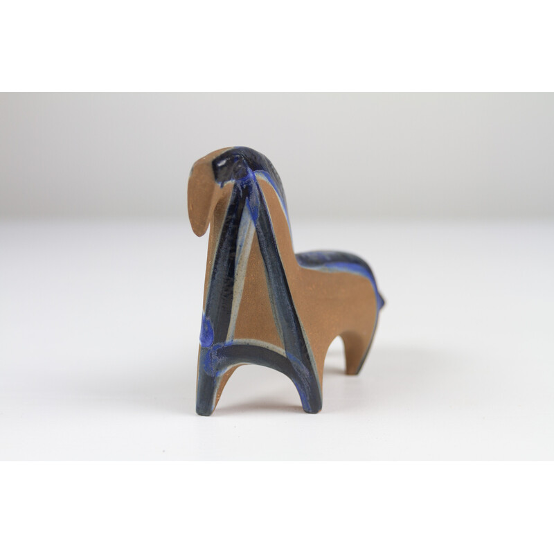 Vintage Swedish stoneware horse by Lisa Larson for Gustavsberg, 1950s