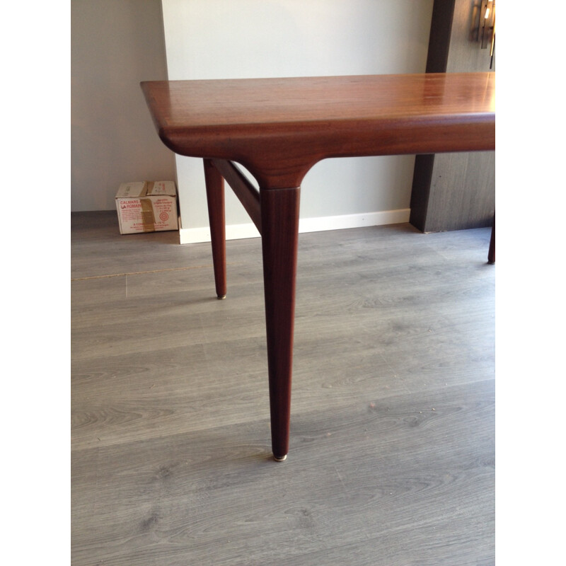 Vintage Scandinavian teak table, Johannes ANDERSEN - 1960s