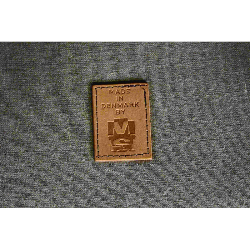 Vintage Deense draaifauteuil in bruin leer van Madsen en Schubell, 1960