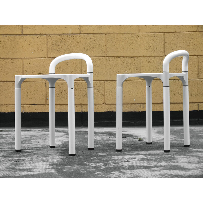 Pair of vintage stools "polo" by Anna Castelli Ferrieri for Kartell