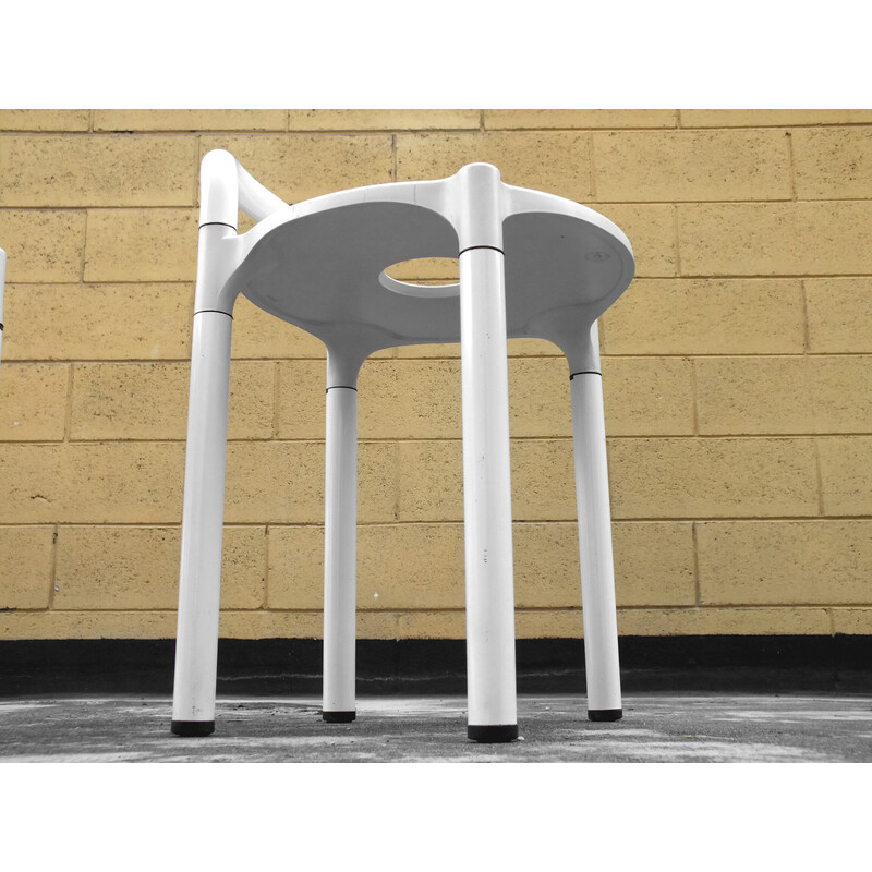 Pair of vintage stools "polo" by Anna Castelli Ferrieri for Kartell