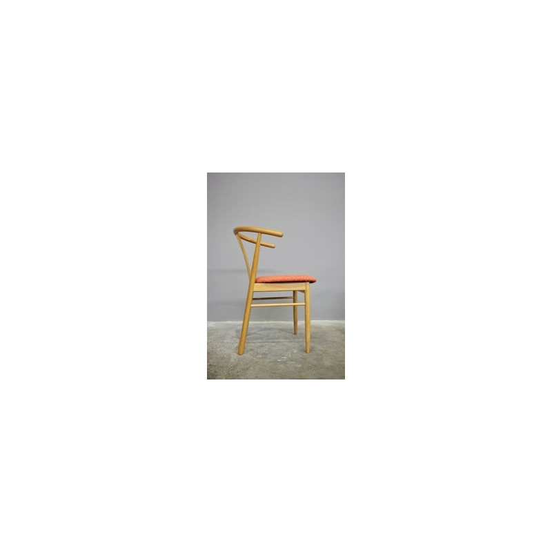 Ensemble de 11 chaises vintage en bois de chêne et bois courbé, 1990