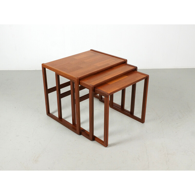 Set of 3 mid century teak nesting tables by G Plan - 1960s