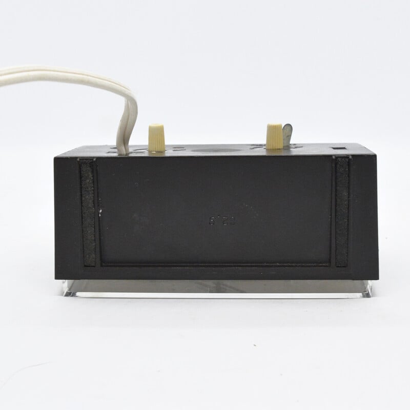 Relógio despertador eléctrico Vintage da IKacus, Alemanha 1970s
