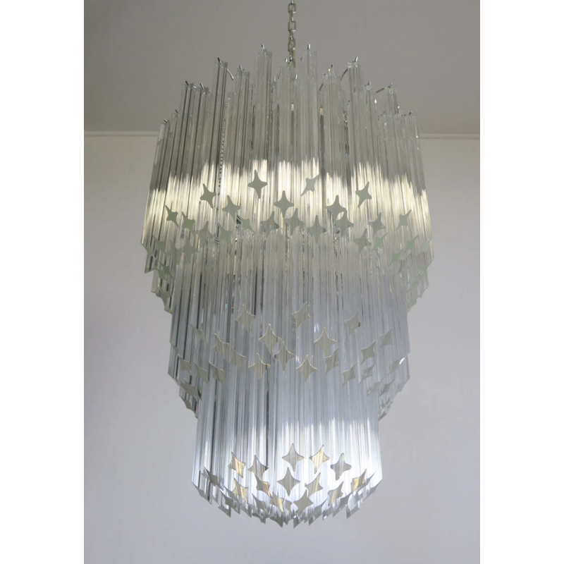 Vintage Italian chandelier "Super Elena" in Murano glass