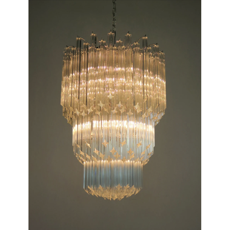 Vintage Italian chandelier "Super Elena" in Murano glass