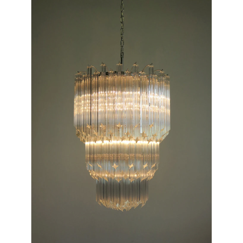 Vintage Italian chandelier "Super Elena" in Murano glass