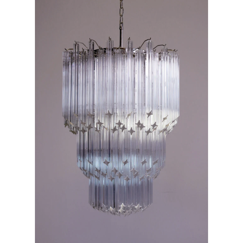 Vintage Italian chandelier "Super Elena" in Murano glass