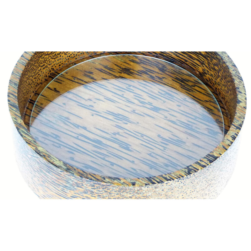 Large solid palmer trinket bowl - 1940s