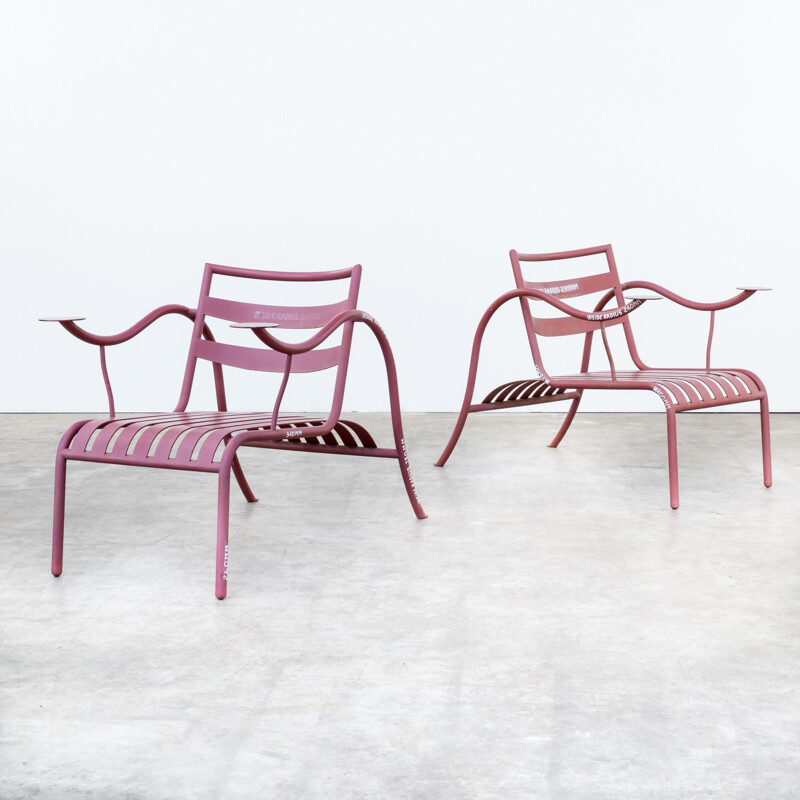 Paire de chaises Homme pensant de Jasper Morrison pour Capellini - 1980