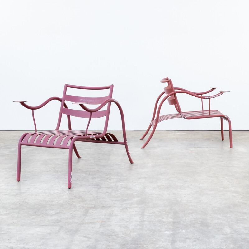 Paire de chaises Homme pensant de Jasper Morrison pour Capellini - 1980