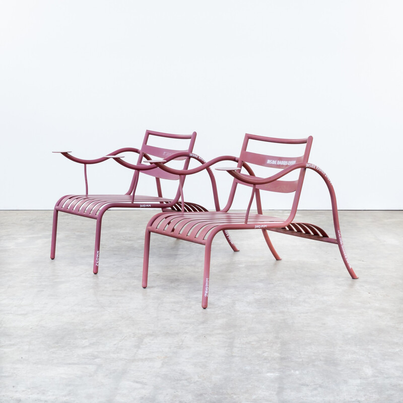 Paire de chaises Homme pensant de Jasper Morrison pour Capellini - 1980