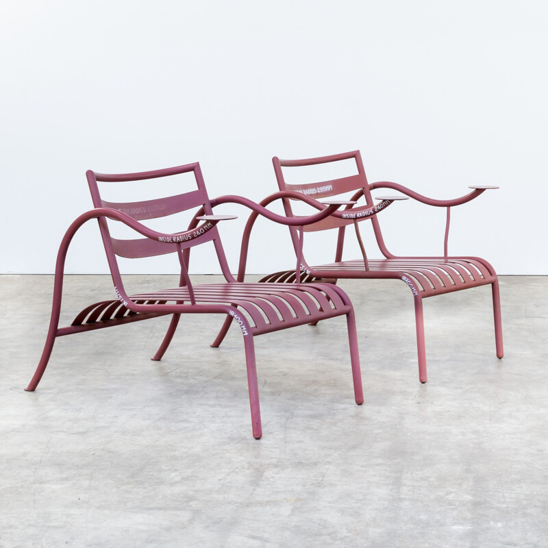 Paire de chaises Homme pensant de Jasper Morrison pour Capellini - 1980