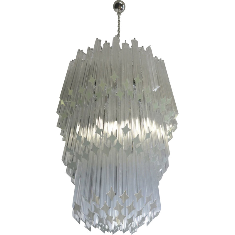 Vintage Italian chandelier "Super Elena" in Murano glass