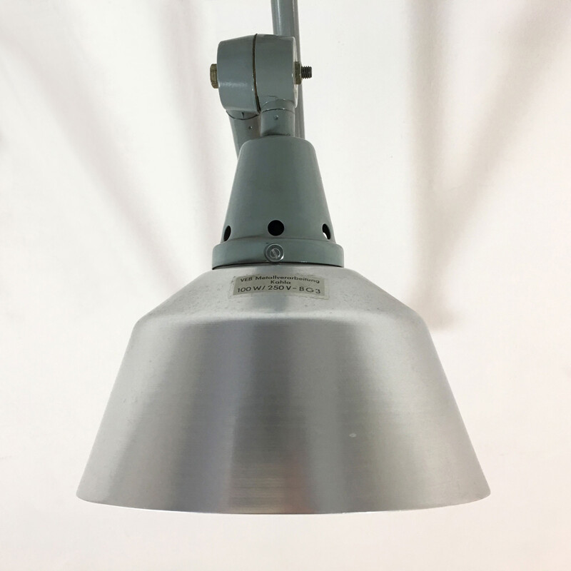 Workshop grey wall lamp by Curt FISCHER for Midgard - 1960s