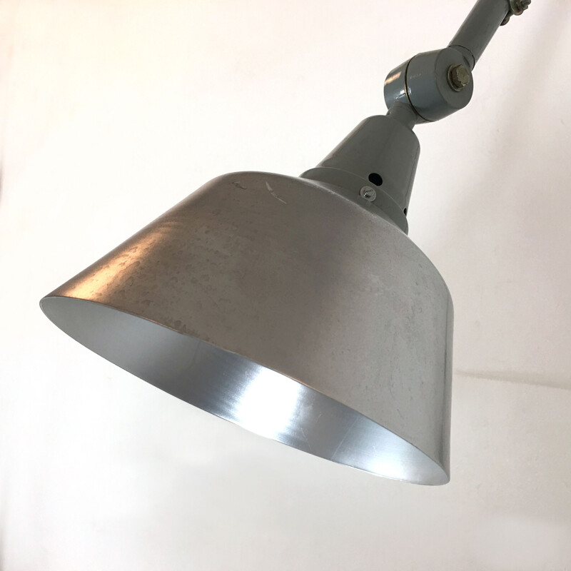 Workshop grey wall lamp by Curt FISCHER for Midgard - 1960s