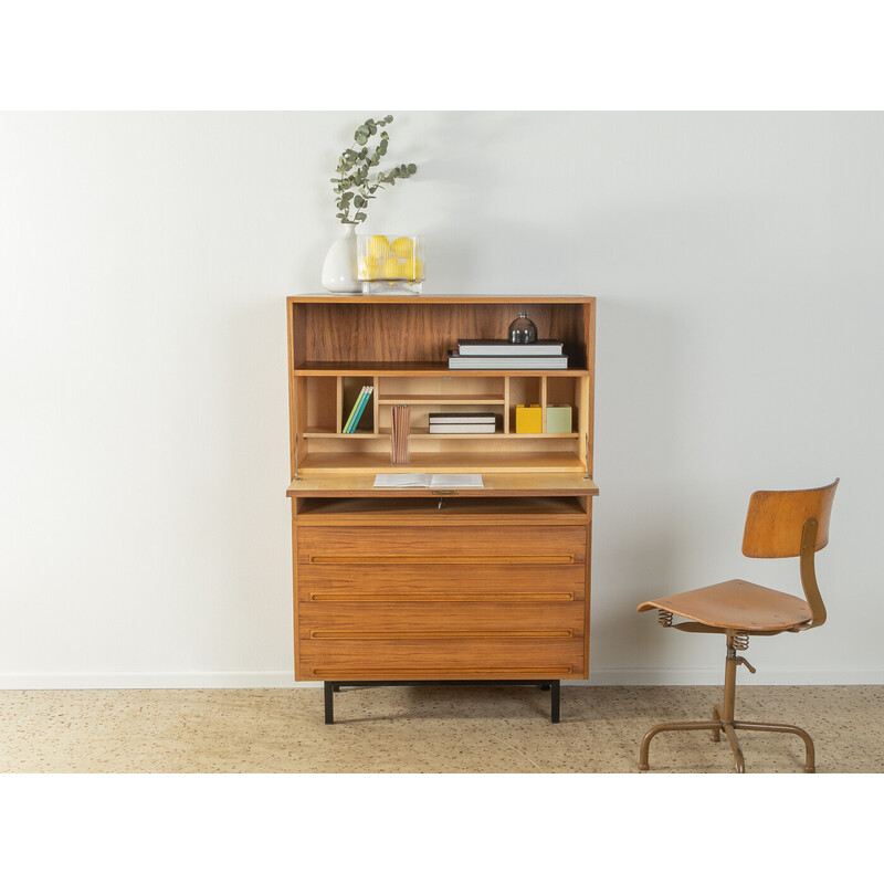 Vintage teak secretary by Anton Jöster Möbelfabrik, Germany 1960s