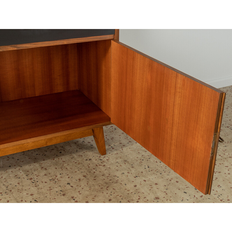 Vintage secretary in walnut veneer, Germany 1950s