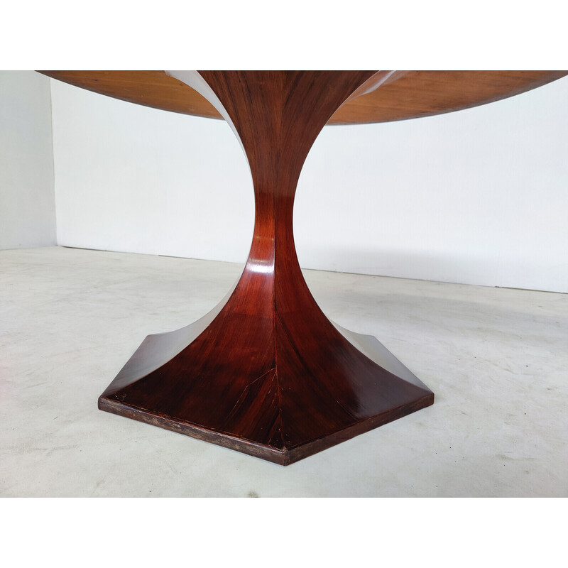 Mid-century wooden dining table by Carlo de Carli, Italy 1960s