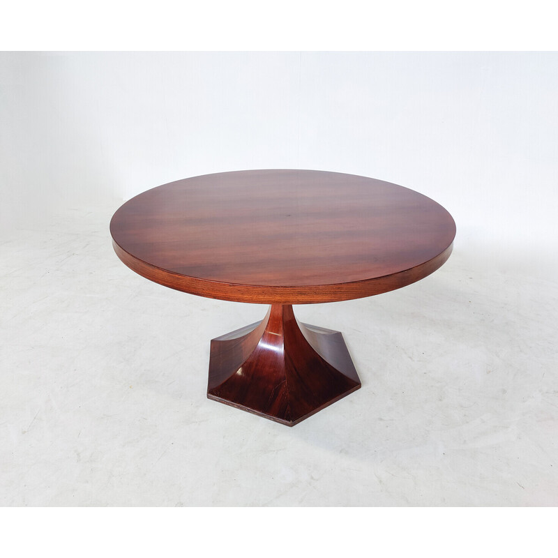 Mid-century wooden dining table by Carlo de Carli, Italy 1960s