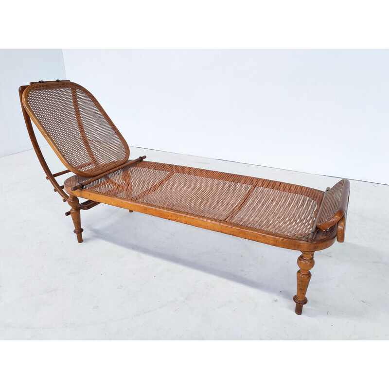 Vintage bentwood daybed by Thonet, Austria 1900s