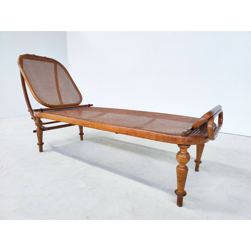 Vintage bentwood daybed by Thonet, Austria 1900s