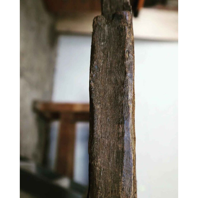 Puerta vintage de madera tallada a mano, Afrika