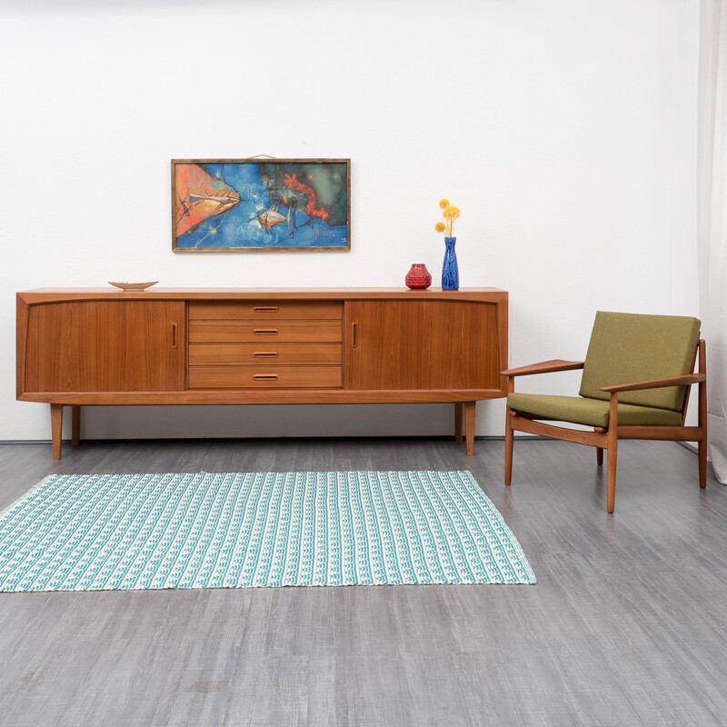 Teak sideboard by Bartels with central drawers - 1960s