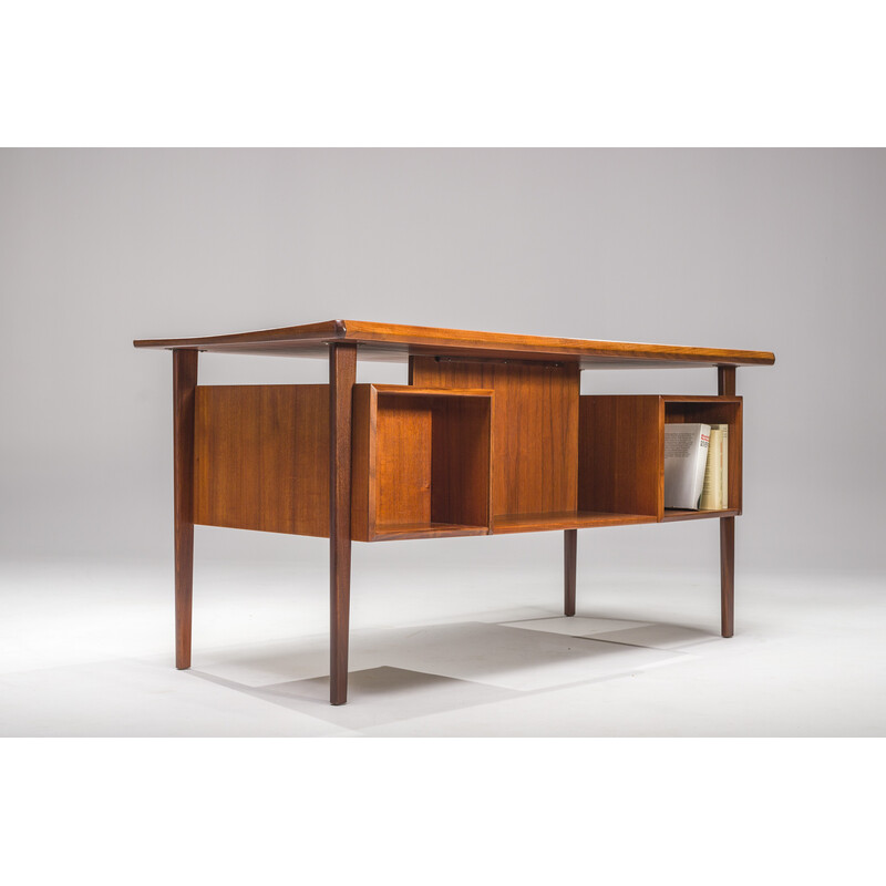 Bureau vintage en teck par Peter Lovig Nielsen pour Hedensted Mobelfabrik, 1960