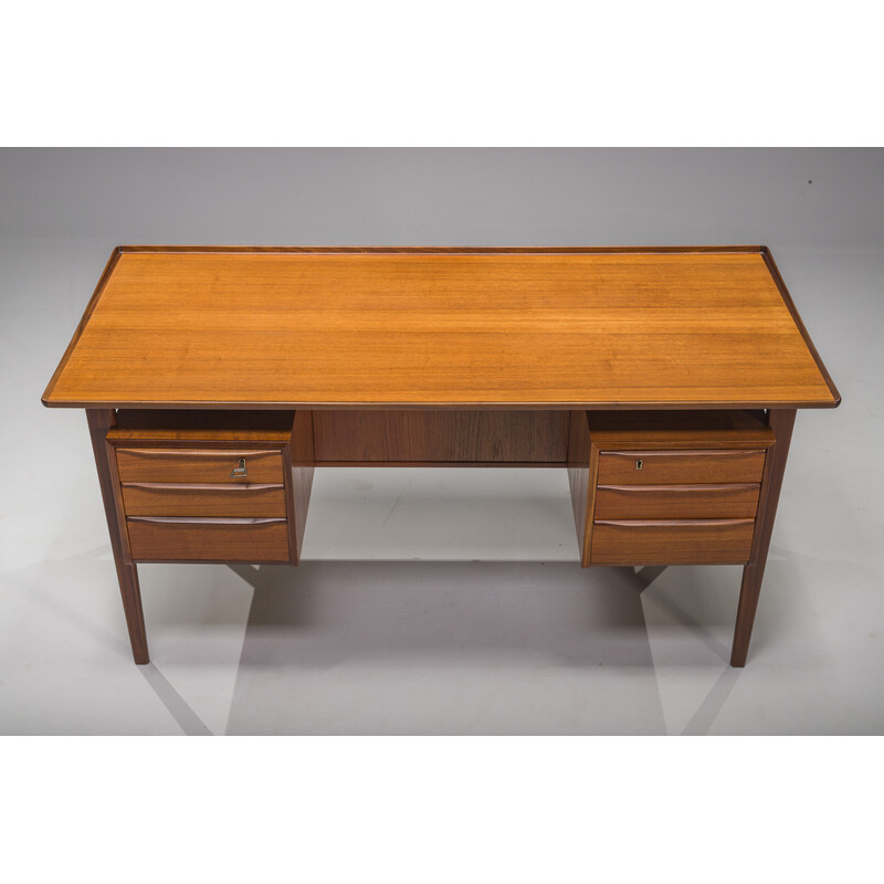 Bureau vintage en teck par Peter Lovig Nielsen pour Hedensted Mobelfabrik, 1960