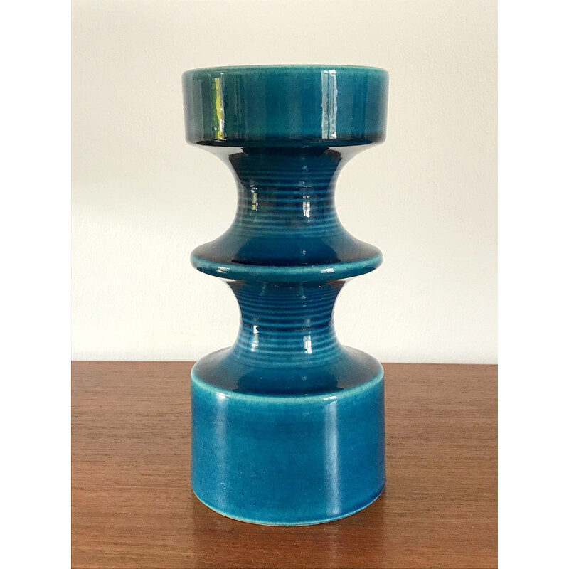 Vintage ceramic candlestick by Cari Zalloni for Steuler, 1970