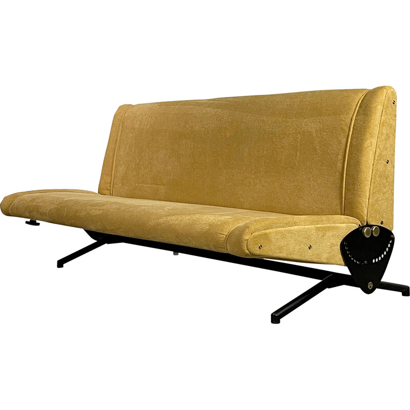 Vintage sofa bed D70 by Osvaldo Borsani for Tecno, Italy 1954