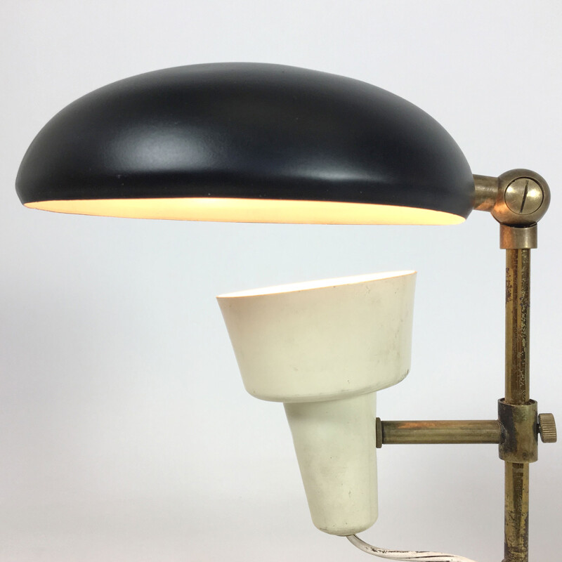 Bedside lamp with swivel lampshade - 1950s