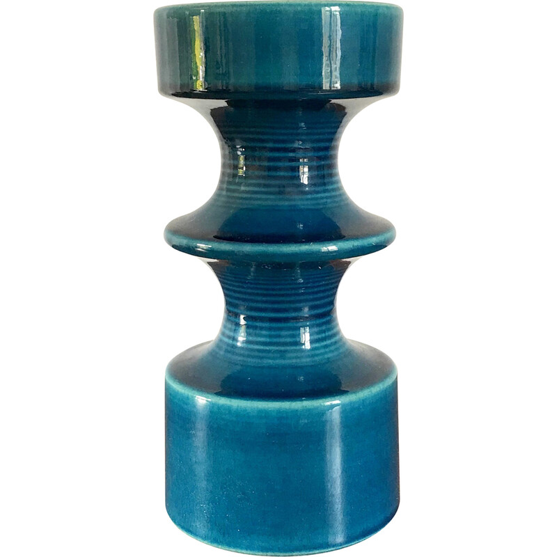 Vintage ceramic candlestick by Cari Zalloni for Steuler, 1970