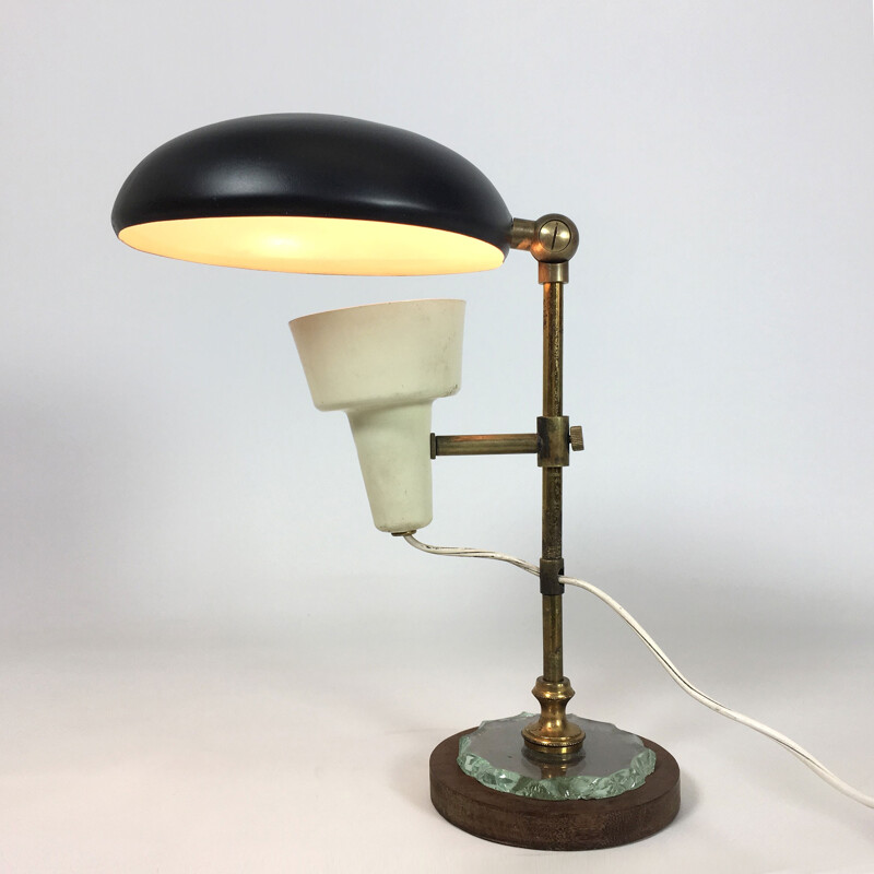 Lampe de chevet avec abat-jour pivotant - 1950