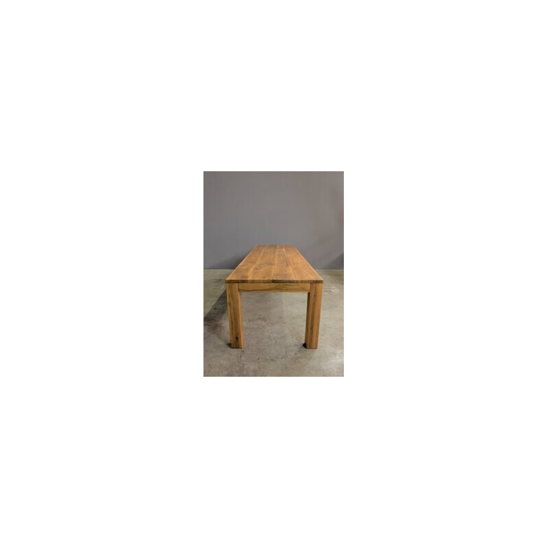 Vintage handcrafted walnut table