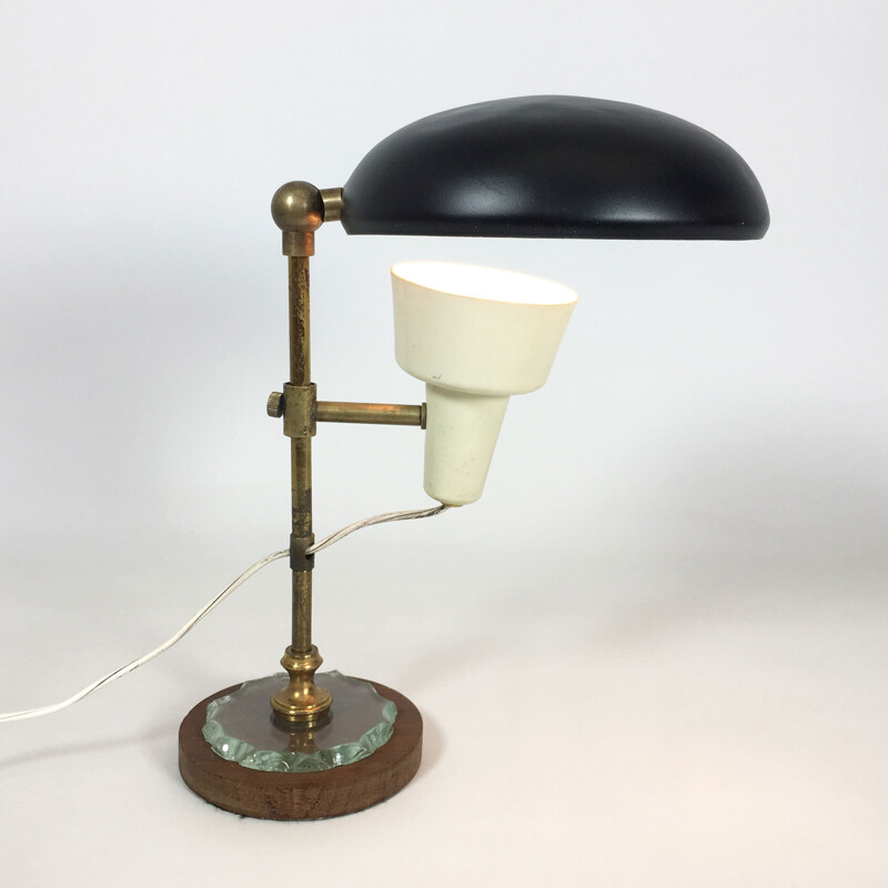 Bedside lamp with swivel lampshade - 1950s