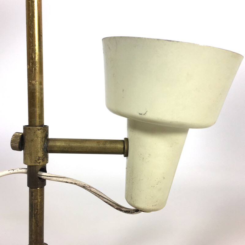 Lampe de chevet avec abat-jour pivotant - 1950