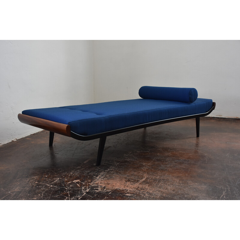 Vintage Cleopatra daybed in teak wood and metal frame, 1960s