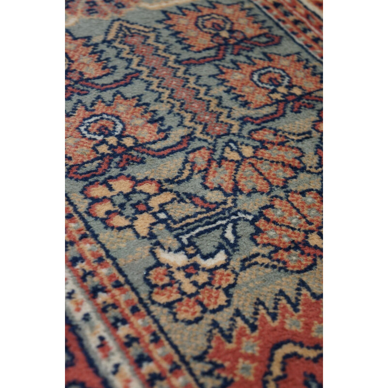 Bunter Vintage-Teppich aus Schurwolle