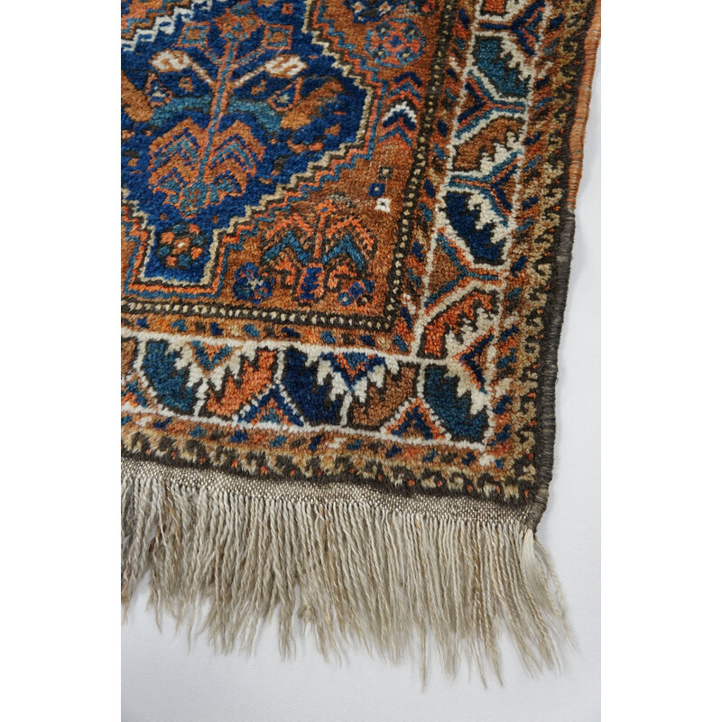 Tapete persa colorido vintage feito à mão