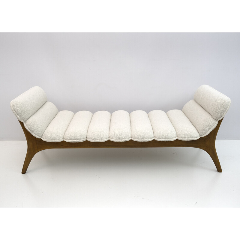 Mid-century walnut lounge chair by Adrian Pearsall for Craft Associates
